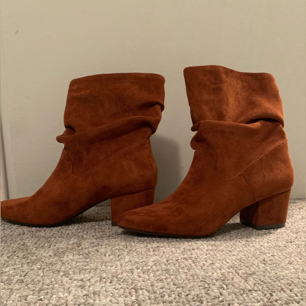 Beautiful rust booties